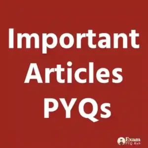 Important Articles PYQs