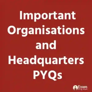Important Organisations and Headquarters