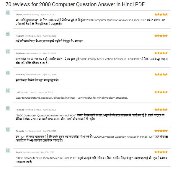 Computer Questions and Answers For Competitive Exams {PDF Download} Computer Questions and Answers For Competitive Exams {PDF Download} - Image 3