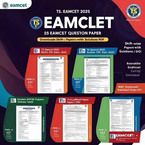 TS EAMCET 2026 Question Paper PDF – Download Shift-wise Papers with Solutions TS EAMCET 2025 Question Paper – Download Shift-wise Papers with Solutions PDF